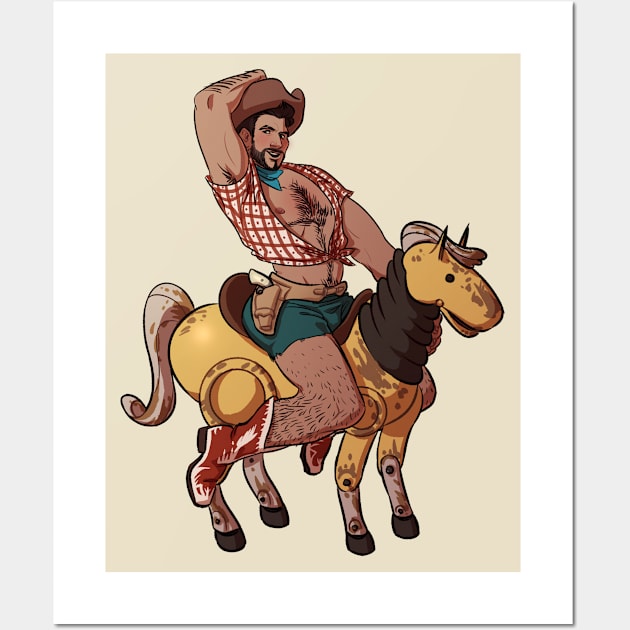 Paladin Pinup - Giddyup Wall Art by soularch